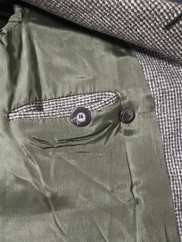 Herren Trenchcoat Mantel Zweireiher New European Styl Vintage 80% Schurwolle - Picture 21 of 24