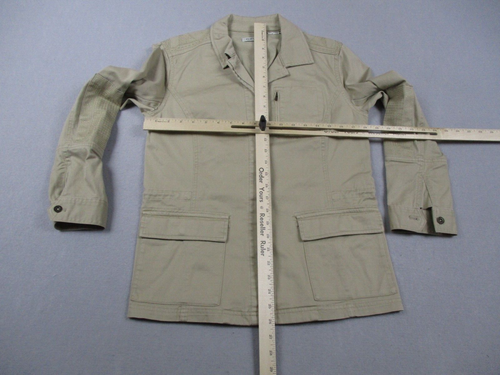 Orvis Jacke Damen XS Extra Small Safari Khaki Field Utility Chore Kordelzug - Bild 2 von 11