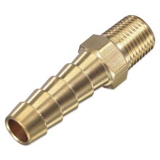 LPG FULHAM NOZZLE 1/8" MALE BSP THREAD BARBED NIPPLE FOR 8mm BORE GAS PIPE HOSE