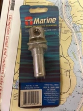 Tempo Marine #217THV Thru Hull Vent Fits 5/8" I.D Hose Hulls up to 1/2" Thick.