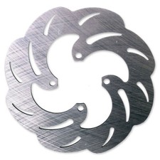Joes 25410 Scalloped / Slotted Brake Rotor 4x1.75" BP 0.131" Thick 5" OD Steel