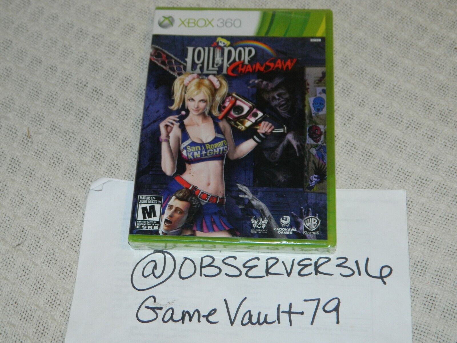 Microsoft Lollipop Chainsaw Video Games