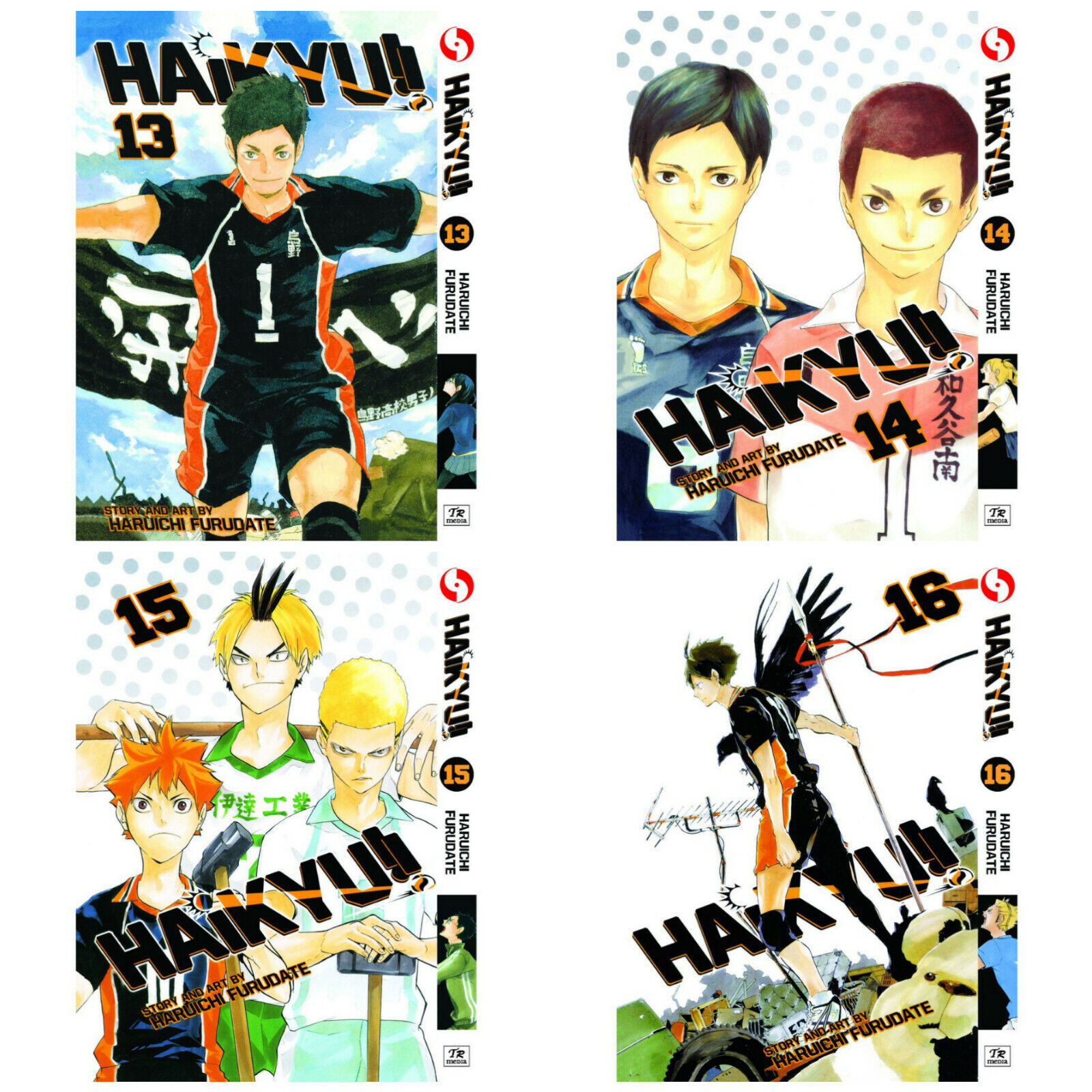 Haikyuu!! Manga Anime (Vol 1- 45) English Version Full Set by Haruichi  Furudate