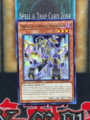 skeleton yugioh card Fossil Warrior Skull Bone - BLAR-EN008 Secret Rare Only cards with this symbol can be used in Speed Duels The BEST Skull Servant Yu-Gi-Oh!