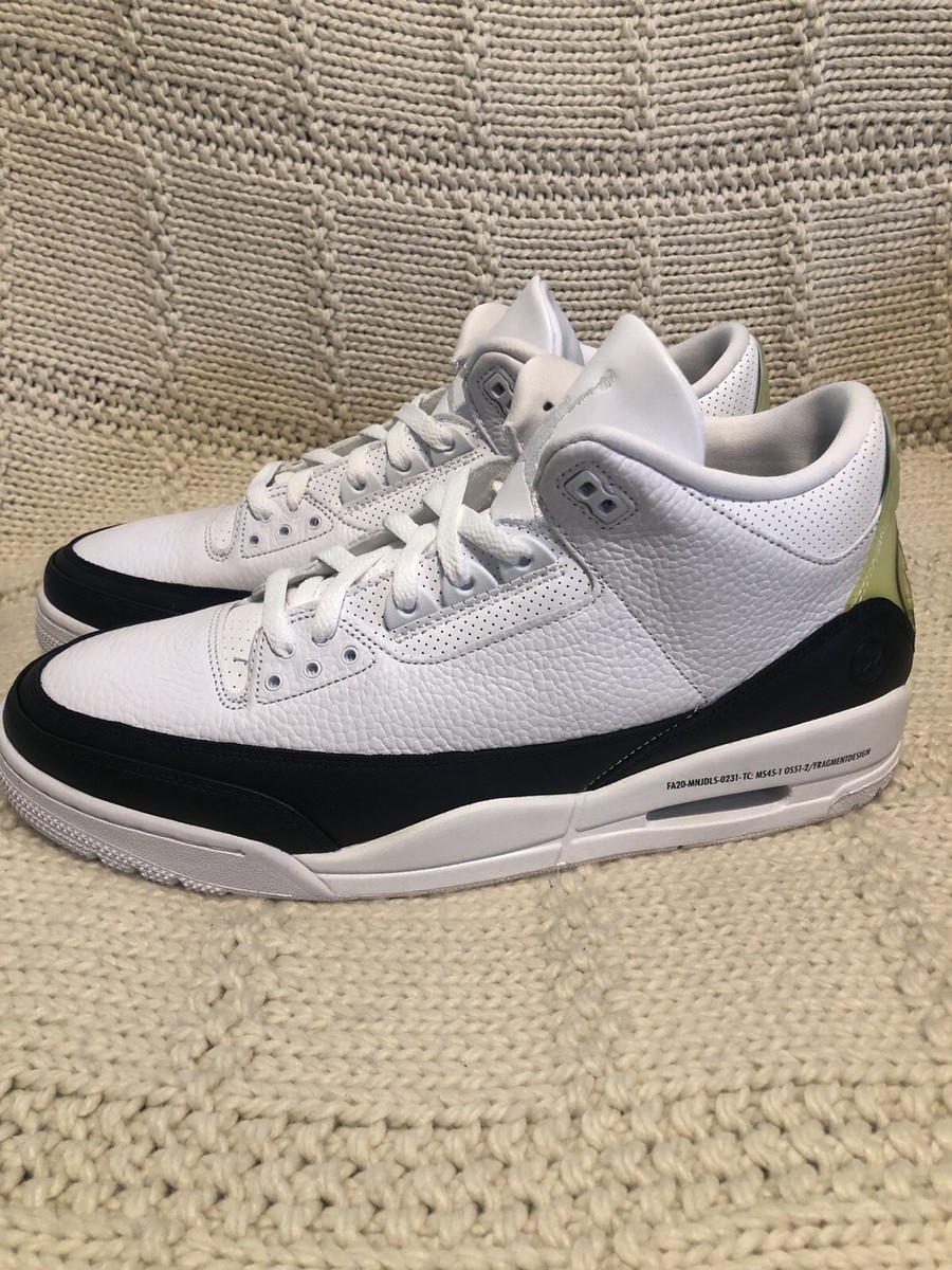 AIR JORDAN 3 RETRO SP フラグメント Size 13 - Jordan 3 Retro SP x Fragment Design Mid White Brand New