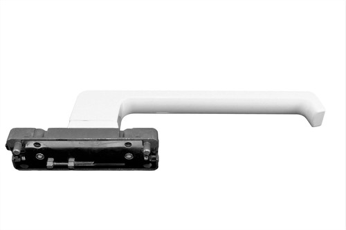 GU Sliding Door Knob Handle K-13971-02-L-7, White, DIN Left, Lockable - Picture 4 of 6