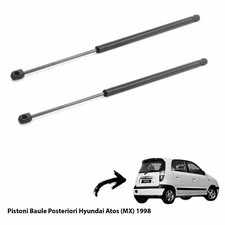 2  MOLLE A GAS PISTONI PISTONCINI PORTELONE BAGAGLI HYUNDAI ATOS (NO PRIME) 1998