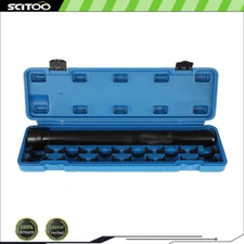 Master Inner Tie Rod Removal and Installation Tool Set with 12 Crowfoot Adapters