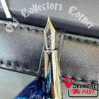 MONTBLANC Meisterstück Le Petit Prince Blue Wave Fountain Pen w Leather Case Fas — photo 5