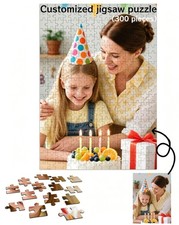 Mom Custom 300PC Jigsaw Puzzle Personalized Family Photo Text Thoughtful Gift