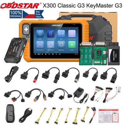 OBDSTAR X300 Classic G3 IMMO Key Prog-rammer All K-eys Lost for Car MOTO Marine