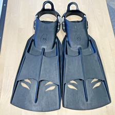 Hollis F2 Scuba Diving Fins Open Heel Lightweight w/ Spring Straps SMALL