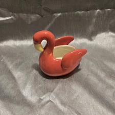  Ankyo Pink Ceramic Flamingo 4½" Planters