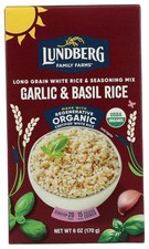 Lundberg Organic Whole Grain Rice  Wild Rice Garlic  Basil, 6oz
