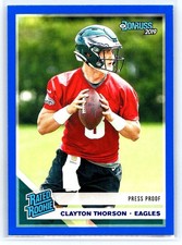Clayton Thorson 2019 Donruss Press Proof Blue #350 Rookie RC