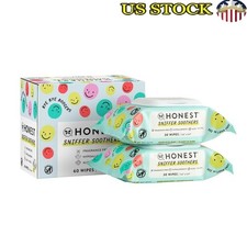 Plant Based Hypoallergenic Nose Face Wipes 60ct Gentle Cleansing Baby Safe New