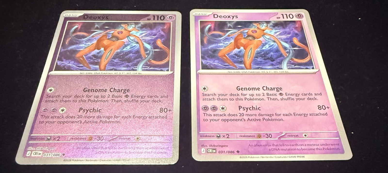 Deoxys 031/086 Set