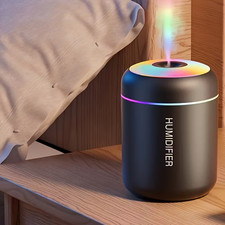 Essential Oil Aromatherapy Diffuser Humidifier, Cool Mist with RGB Night Light