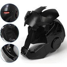 Autoking Iron Man Mk5 1:1 Helmet Wearable Voice-control Mask Cosplay Silver/Gold