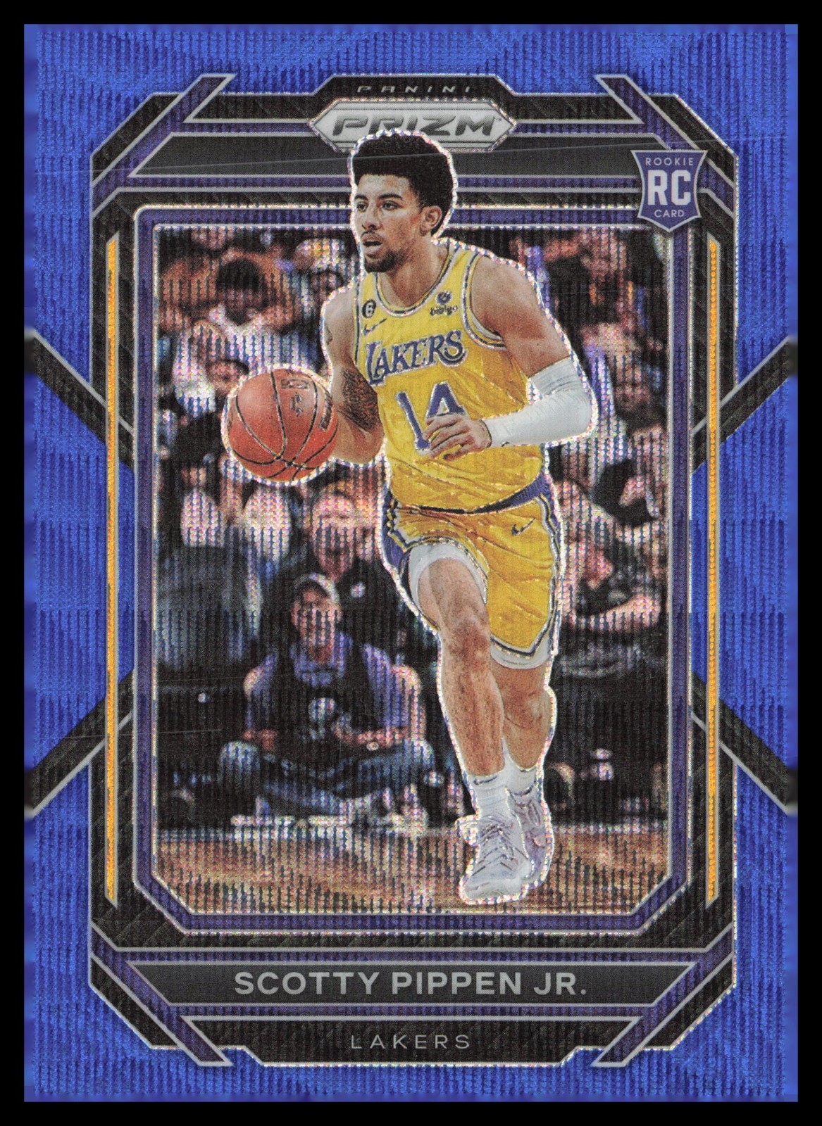 2022-23 Panini Prizm #232 Scotty Pippen Jr. Los Angeles Lakers Prizms Blue Wave