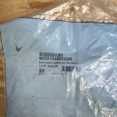 Hayward WGX1048B 7-7/8'' Vinyl Ring with Insert - DARK GRAY