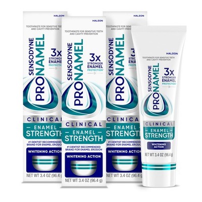 Pronamel Clinical Enamel Strength Whitening Action Toothpaste, 3.4 oz x 3