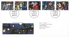 1992 Christmas. Bethlehem, Llandeilo Cancellation First Day Cover