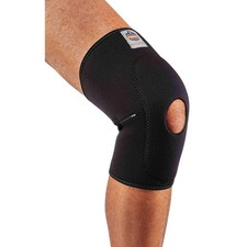 PROFLEX BY ERGODYNE 615 Knee Sleeve,S,14"Cir Max,Black 818HH2