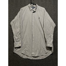 Polo Ralph Lauren Yarmouth Mens Dress Shirt Plaid Button Down Long Sleeve