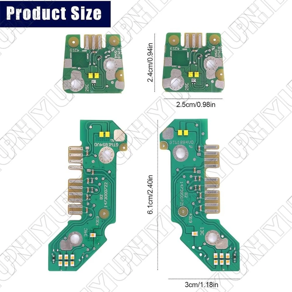DRL Daytime Running Light LED Boards Yellow For BMW G20 330e 330i M340i 19-22 - Image 2 of 4