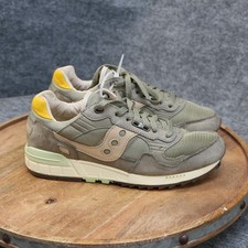 Saucony Shadow 5000 Premium Green Mens Size 6.5 US Leather Sneakers Shoes S70776