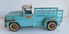 Vintage 1960s  Tonka Blue & White Stake Truck