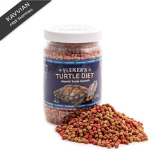 Fluker's Aquatic Turtle Diet, Food Pellets for Turtles, 15 Ounce Pack of 1 