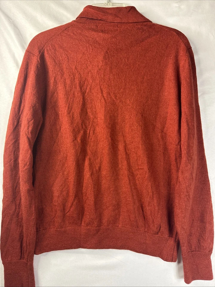 Vintage W H Belk Fine Italian Merino 100% Wool Women's XL Polo Longsleeve - Image 2 of 4