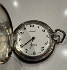ARNEX 17 JEWELS INCABLOC SWISS MADE POCKET WATCH 