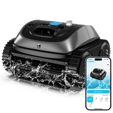 WYBOT Pool Vacuum for Inground Pools, 4-in-1 Cordless Robotic Pool Cleaner
