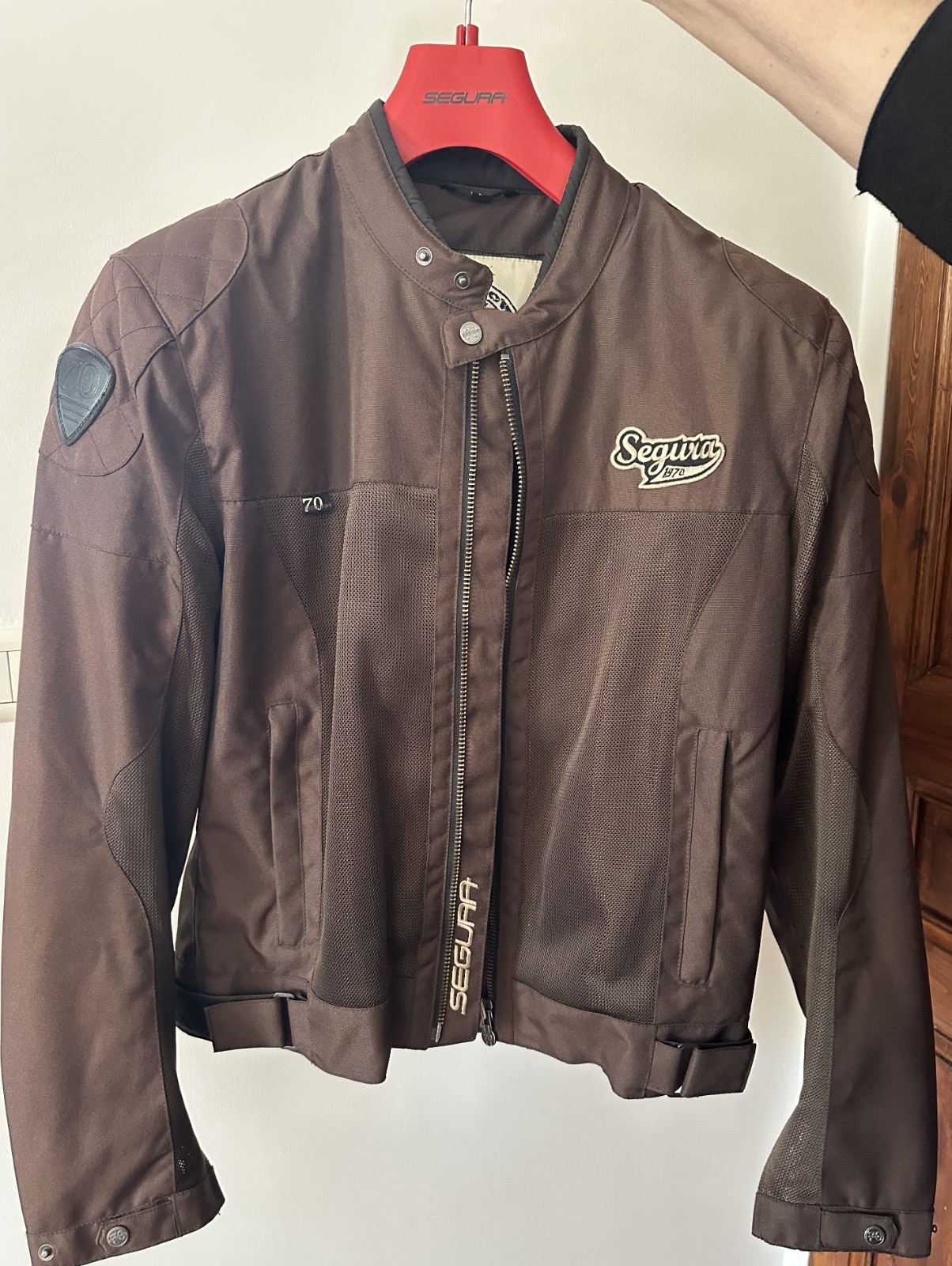 Blouson Segura Walt homme taille L veste cuir moto motard neuf