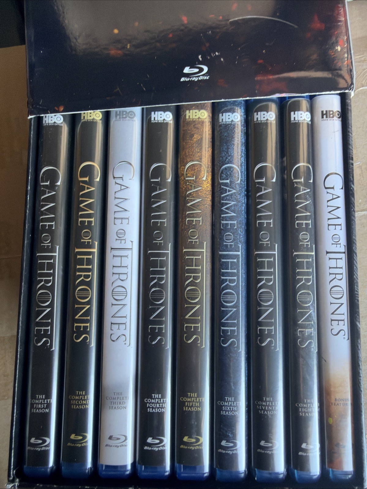 Game Of Thrones The Complete Series Blu-Ray Box Set 8 Disc + Bonus Disc ...