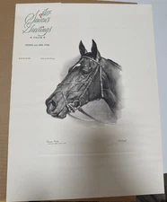 Kentucky Derby Preakness Winner 1966 Kauai King NEW Horse Print Etch C.W. Ernst