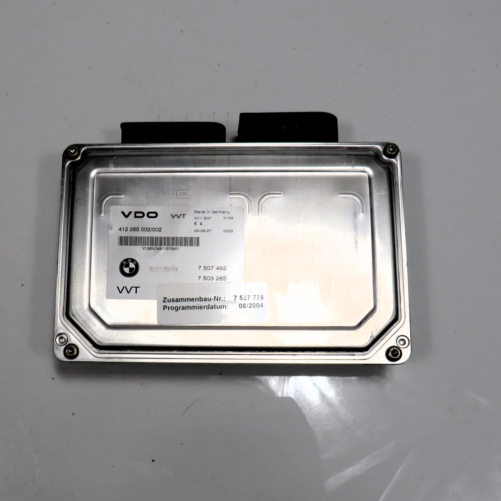 BMW 760i 760Li E65 E66 N73 V12 Valvetronic VVT Module 7507492 Rolls Royce OEM