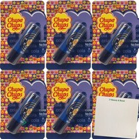 Chupa Chups Cola Lippenbalsam Lippenpflege Lip Balm Coladuft 6Er Pack Usy Block