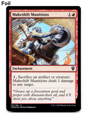 Makeshift Munitions (FOIL) - [Commander Legends] Magic MTG NM  