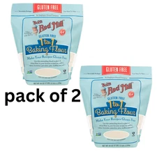 Bob's Red Mill Gluten Free 1 to 1 Baking Flour, 44oz (Pack of 2)