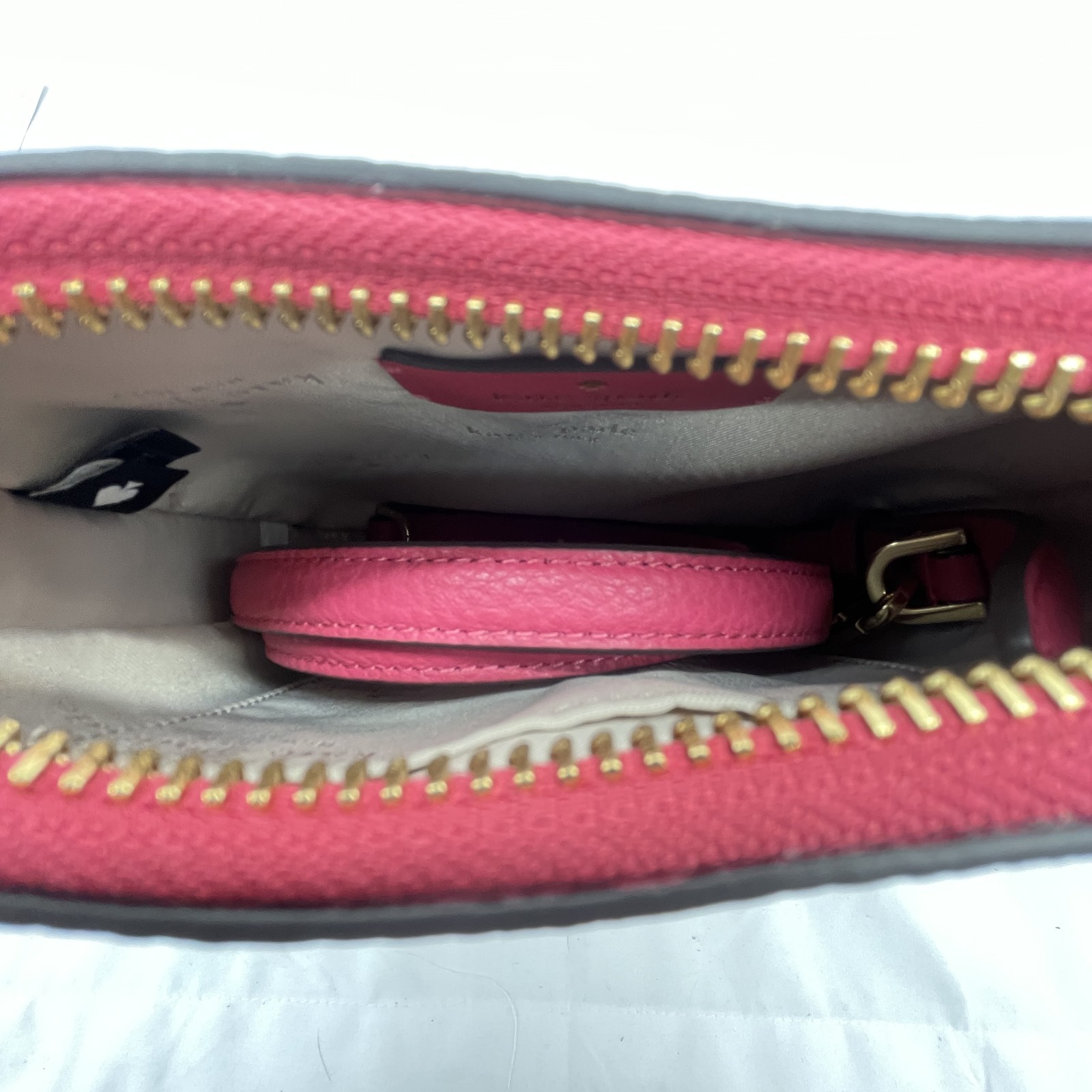 Kate Spade Womens Kayla Small Crossbody Bag Pebble Leather KL805 Rose Oil thumbnail 15