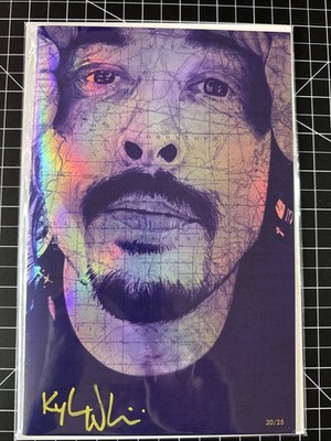  Orbit: Dave Grohl 20/25 FOIL - Signed by Kyle Willis   RARE   Foo Fighters