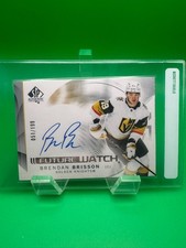 2024‑25 SP Authentic Future Watch Brendan Brisson Autograph #106 /199 Golden Kni