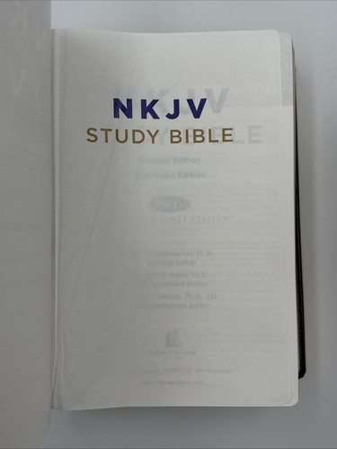 NKJV Study Bible Full Color Mahogany Leathersoft 2014 - Picture 9 of 14