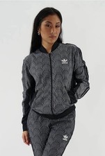 Adidas Originals Women's Shell Scallop Superstar Track Jacket  Pants Set-Size S