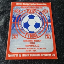 Crosshouse Waverley v Chapelhall AFC, Scottish Amateur Cup Final, 1979