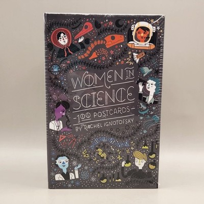Women in Science: 100 Postcards By Rachel Ignotofsky New Sealed In Box
